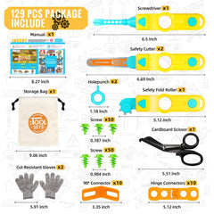 SpringFlower safety cutters and tools designed for kid-friendly crafting.
