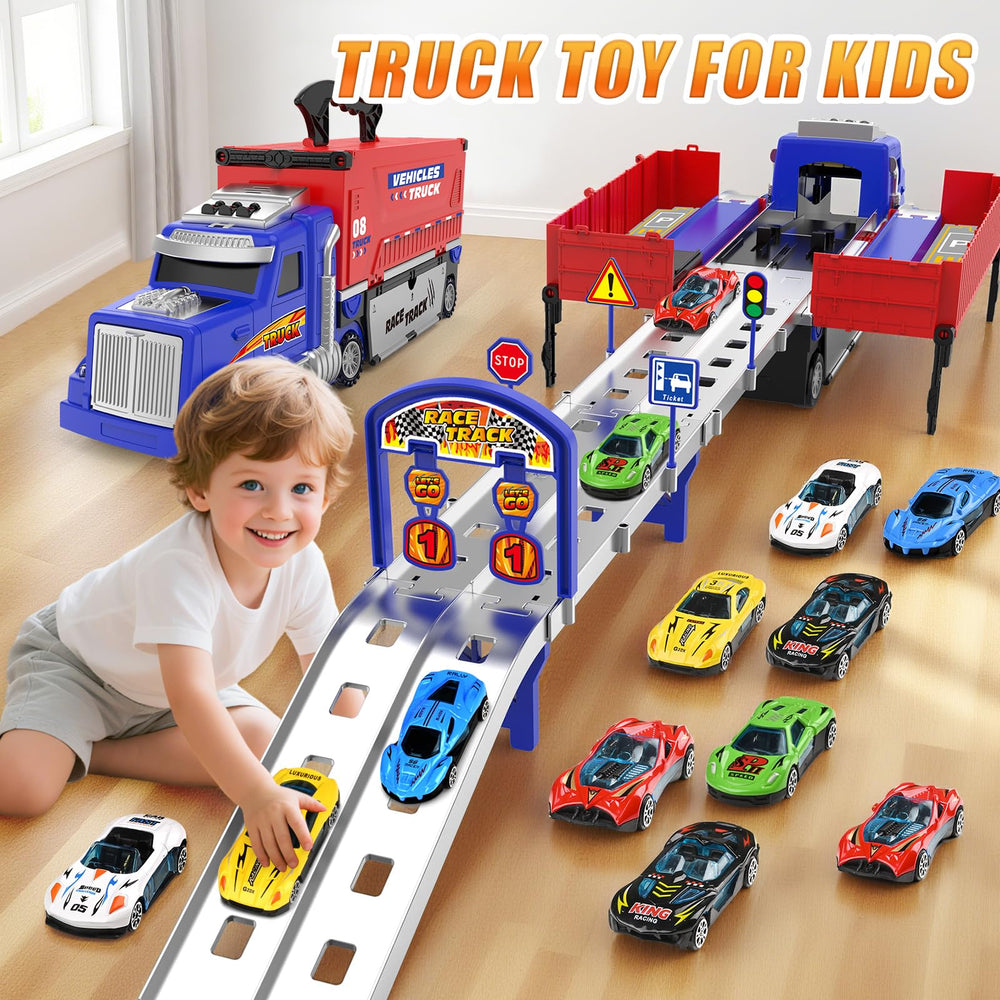 SpringFlower six die-cast cars ready to race