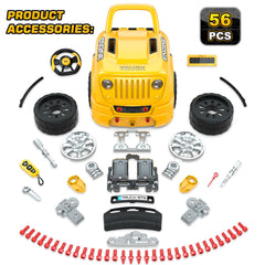 SpringFlower take-apart-engine: kids rebuild motor parts to boost fine motor skills.