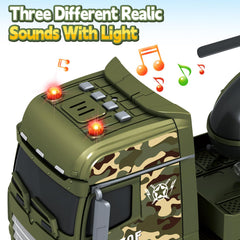 SpringFlower tank rotates 360 degrees for dynamic adventure play