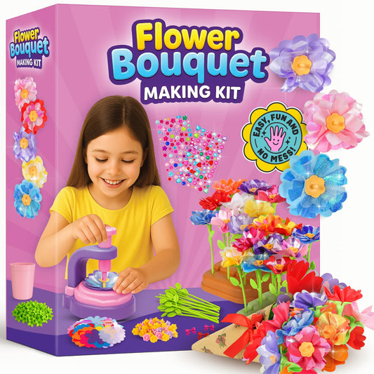 Sprinkles Toyz Flower Maker with an easy press for quick colorful petals