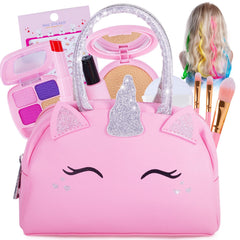 Sprinkles Toyz unicorn purse for imaginative dress-up and portable pretend makeup storage.