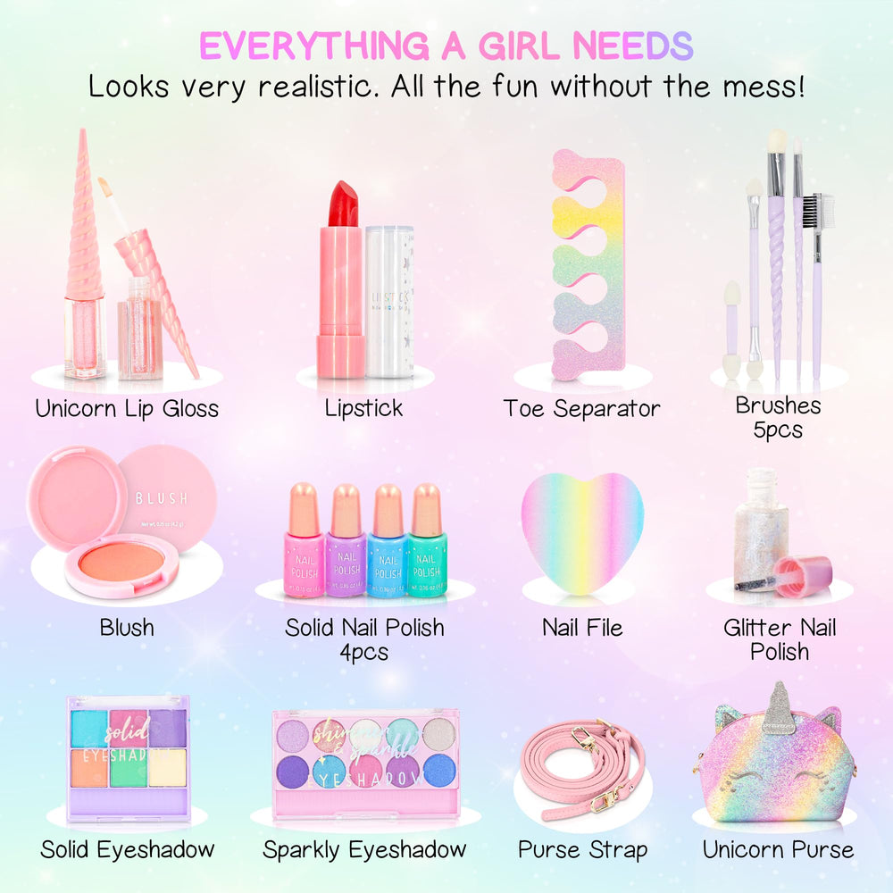 Sprinkles Toyz talc-free formula keeps little faces safe.