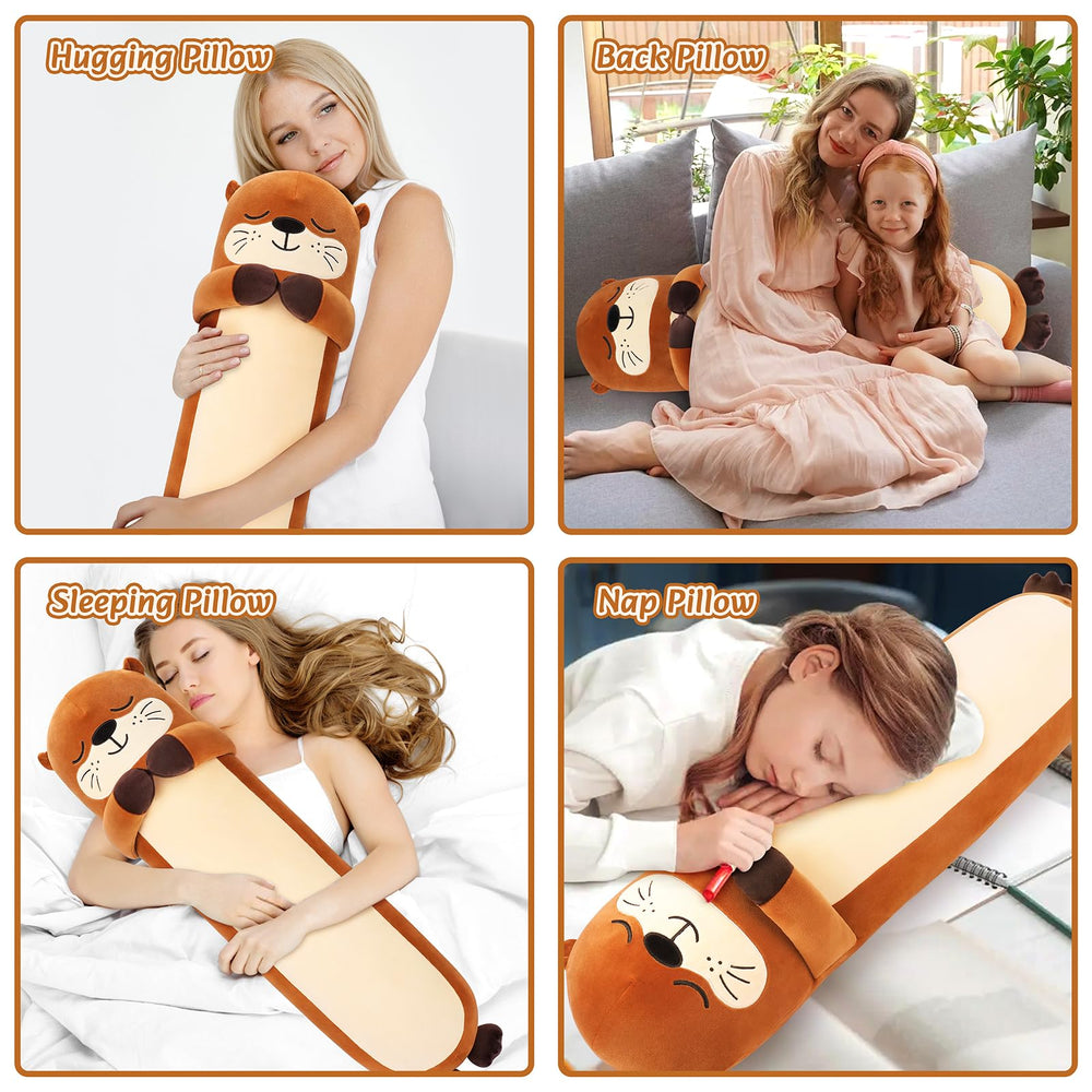 Sprinqdawin cute otter plush decor, brighten bedrooms and living spaces.