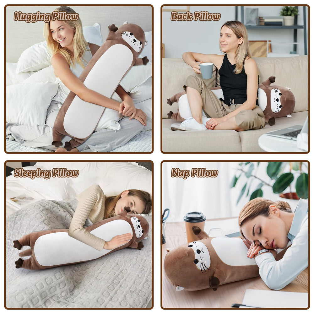 Sprinqdawin soft skin friendly fabric otter plush feels gentle