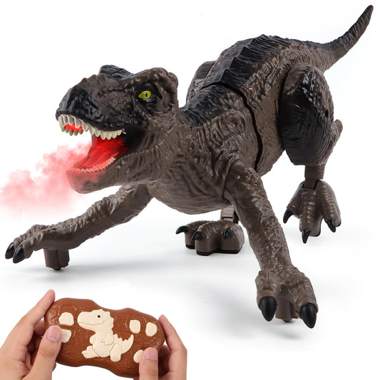 SPRSHY remote control T-Rex dino walking action for imaginative play