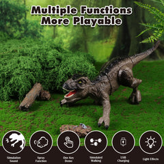 SPRSHY T-Rex dinosaur with lights and roar sounds for immersive play