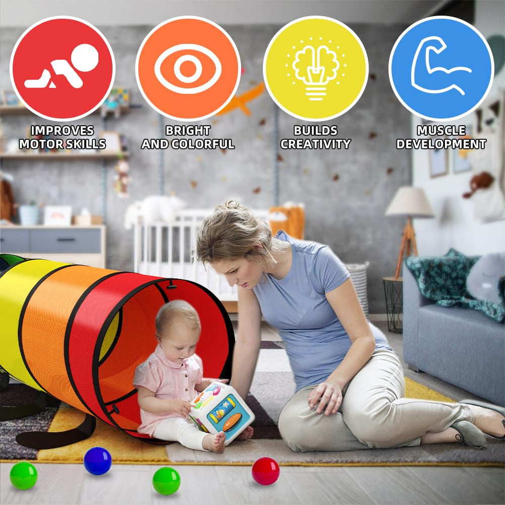 SPXKD breathable mesh tunnel for ventilation and comfortable play sessions.