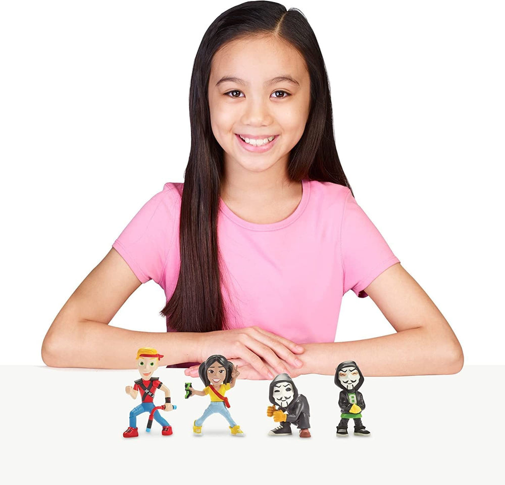 Spy Ninjas Collectible Figure 4-Pack articulation details for dynamic posing