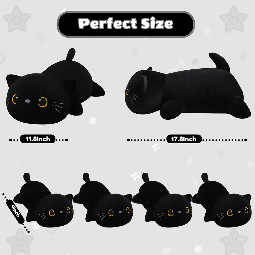 SQEQE black cat with zipper belly, perfect for delivery play.