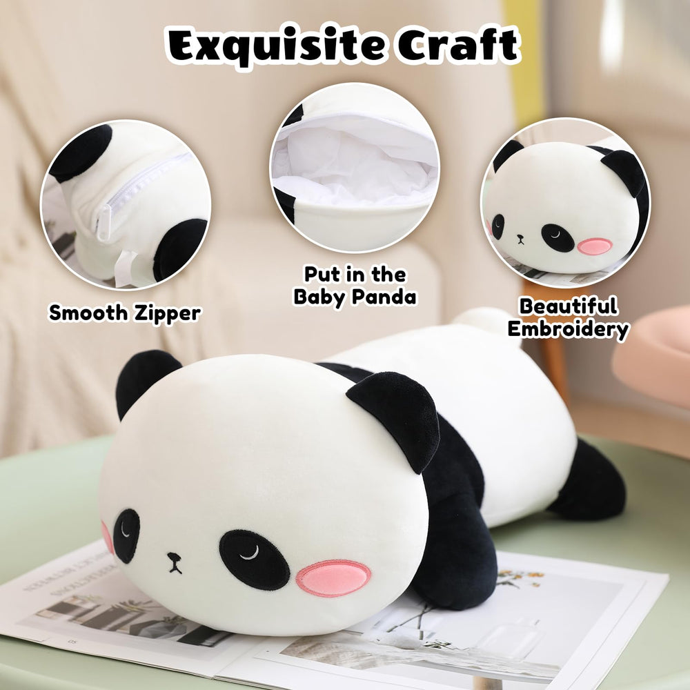 SQEQE Panda living room display — decorative yet cuddly centerpiece