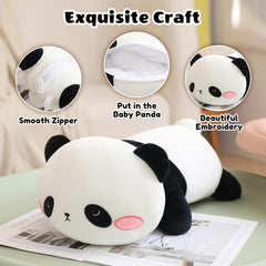 SQEQE Panda living room display — decorative yet cuddly centerpiece