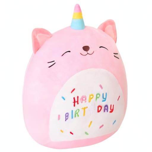 SQEQE Pink Caticorn care note, keeps plush looking soft