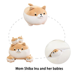 SQEQE shiba inu plush vacuum-packaging kept fresh on arrival