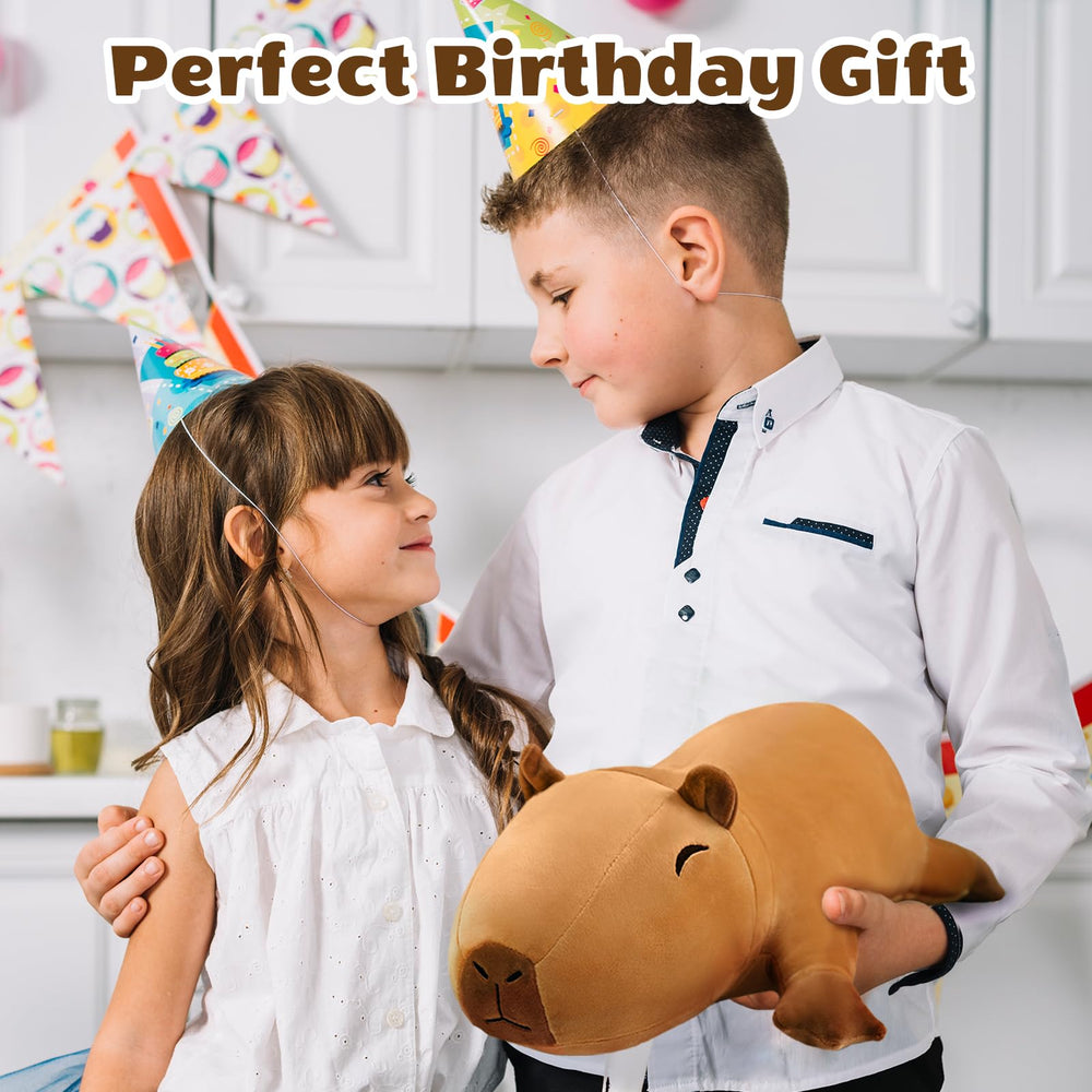 SQEQE capybara plush family toy supports imaginative play