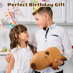 SQEQE capybara plush family toy supports imaginative play