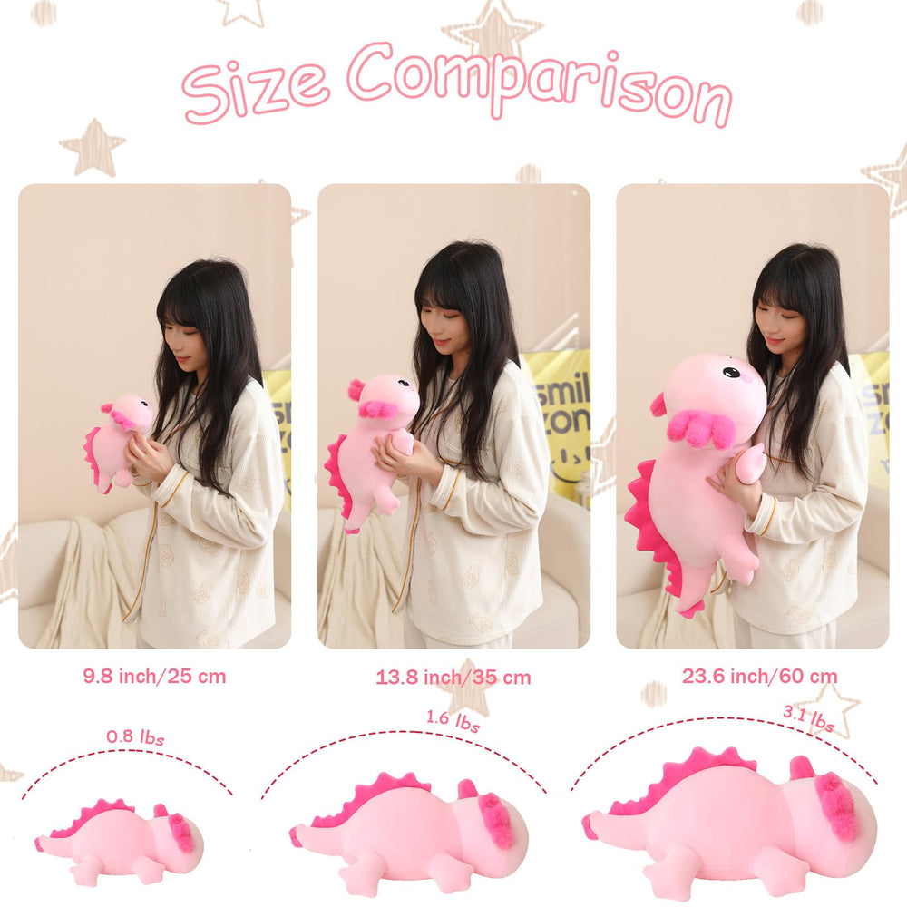 SQEQE 25 cm Axolotl Plush for kids' playrooms.
