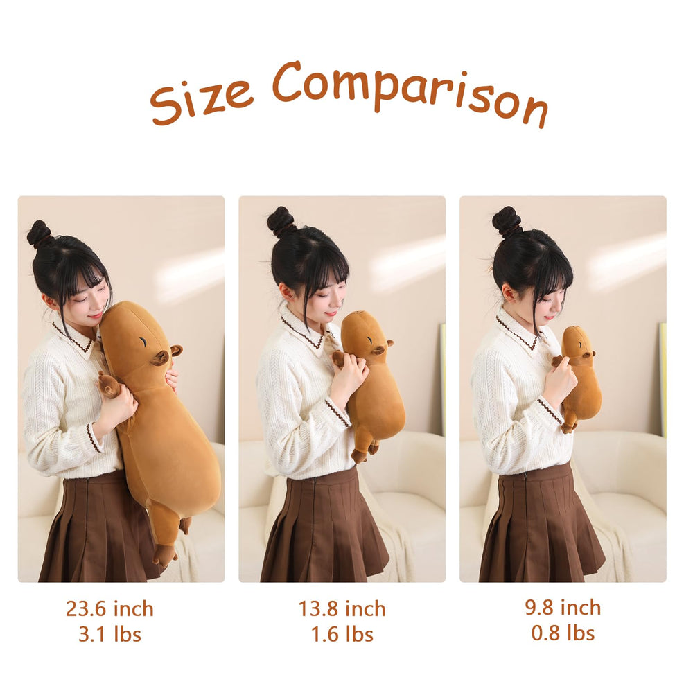SQEQE weighted capybara plush gift idea for birthdays or holidays