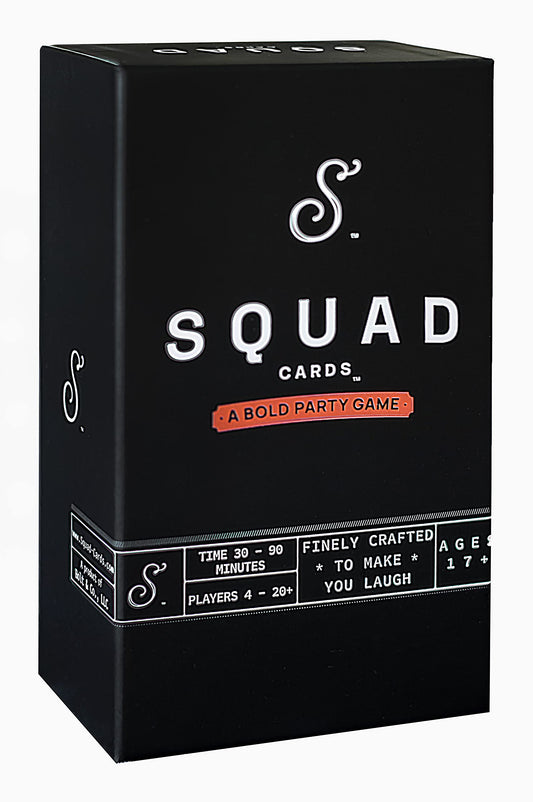 Squad Cards on the table: a compact card stack sparks quick, social fun.