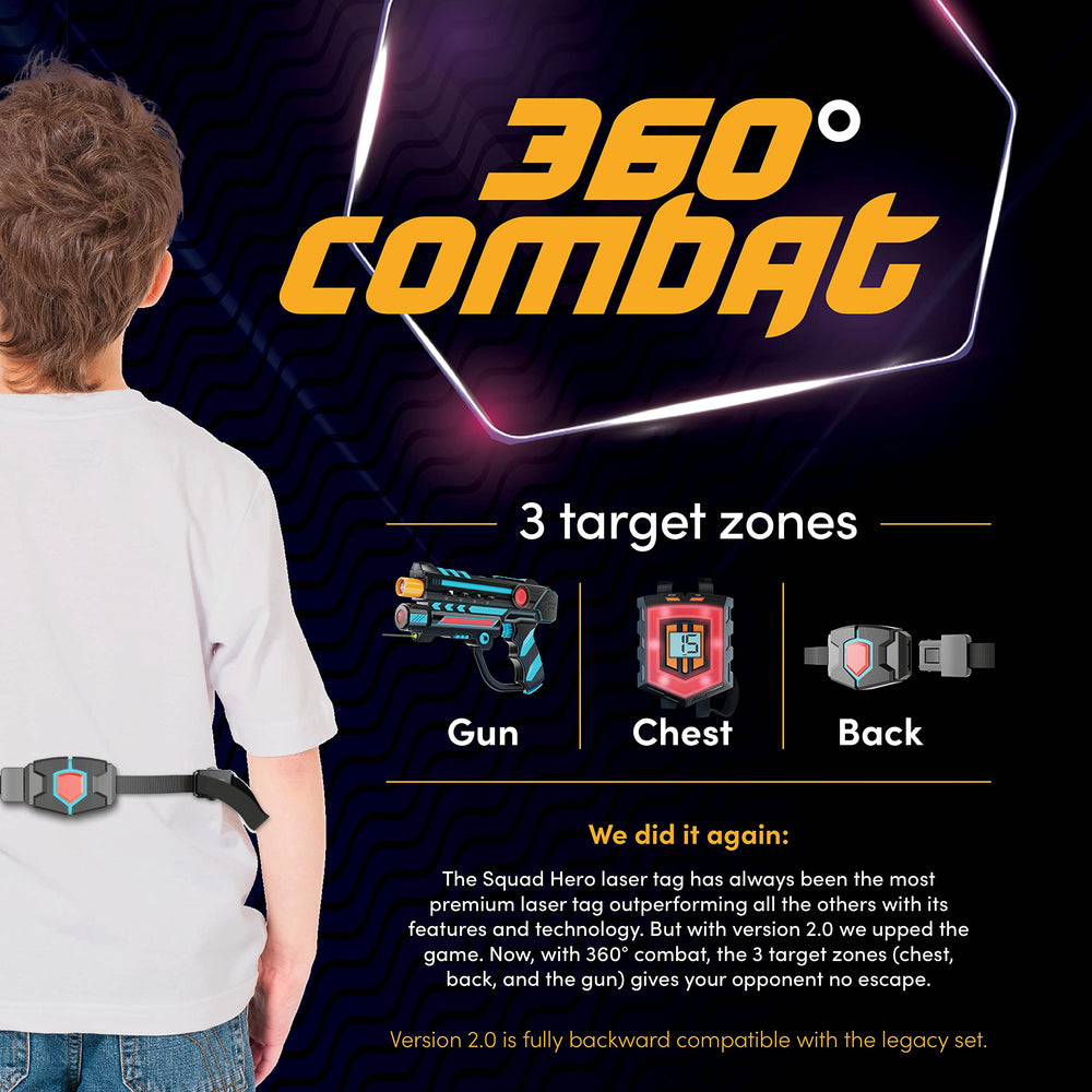 Squad Hero vest front view showing secure fit