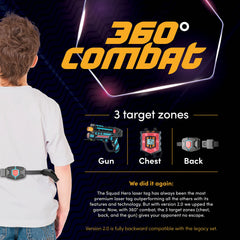 Squad Hero vest front view showing secure fit