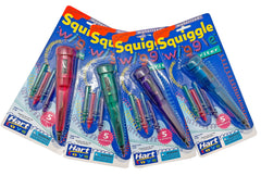 Squiggle Wiggle Writer 4-pack front view showcasing the original vibrating pen for interactive drawing