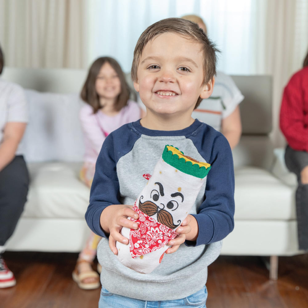 Squirrel Products Bandito Burrito toot ending sparks giggles and memorable party moments.