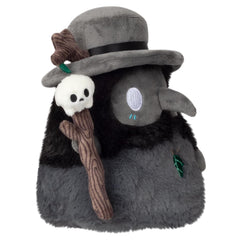 Squishable Druid Plague Doctor bean-weighted base helps it sit steadily on a desk.