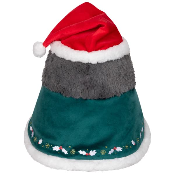 Soft fur and huggable shape of Squishable Festive Plague Doctor for reading moments