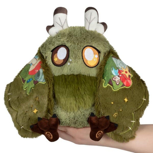 Squishable Mothman plush face with ultra-soft fur for cozy snuggles.