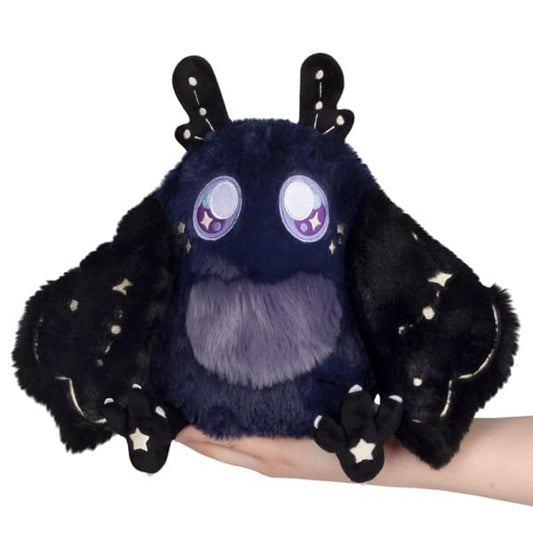 Squishable Mini Midnight Mothman front view—ultimate cuddly companion for desks, beds, and cozy reading nooks.
