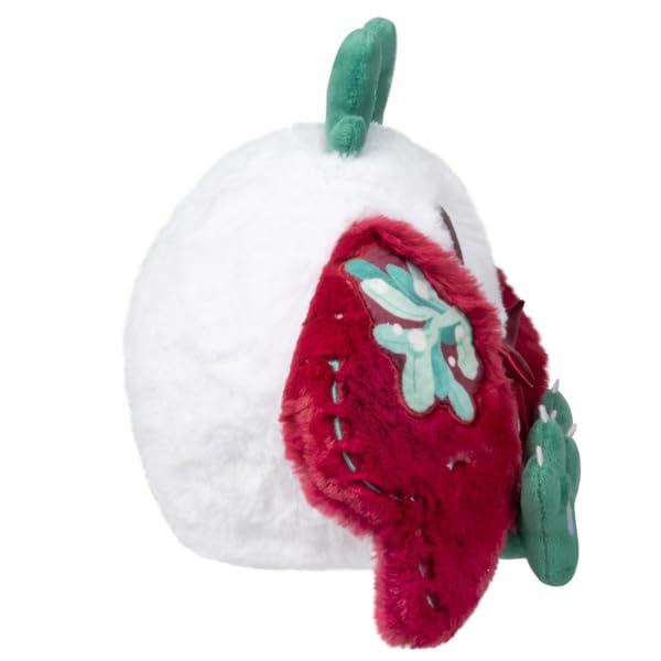 Squishable Mini Mistletoe Baby Mothman close-up showing ultra-soft fur.