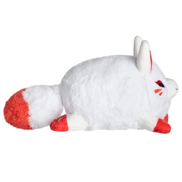 Squishable Snugglemi Snackers Kitsune soft fur close-up showcasing ultra-soft texture.