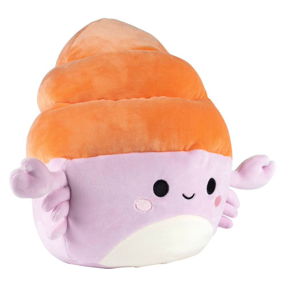 Squishmallows Arco the Hermit Crab plush with shell detail, a cozy cuddle buddy.