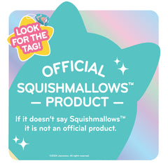 Squishmallows Austin Avocado Santa 12in gift-ready packaging.