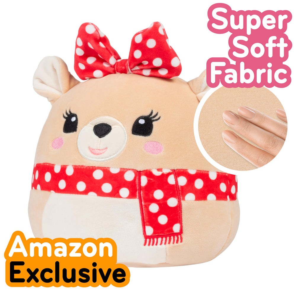 Clarice 8-inch side-view plush, perfect for travel companions during car rides