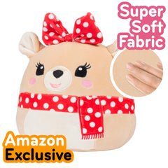 Clarice 8-inch side-view plush, perfect for travel companions during car rides