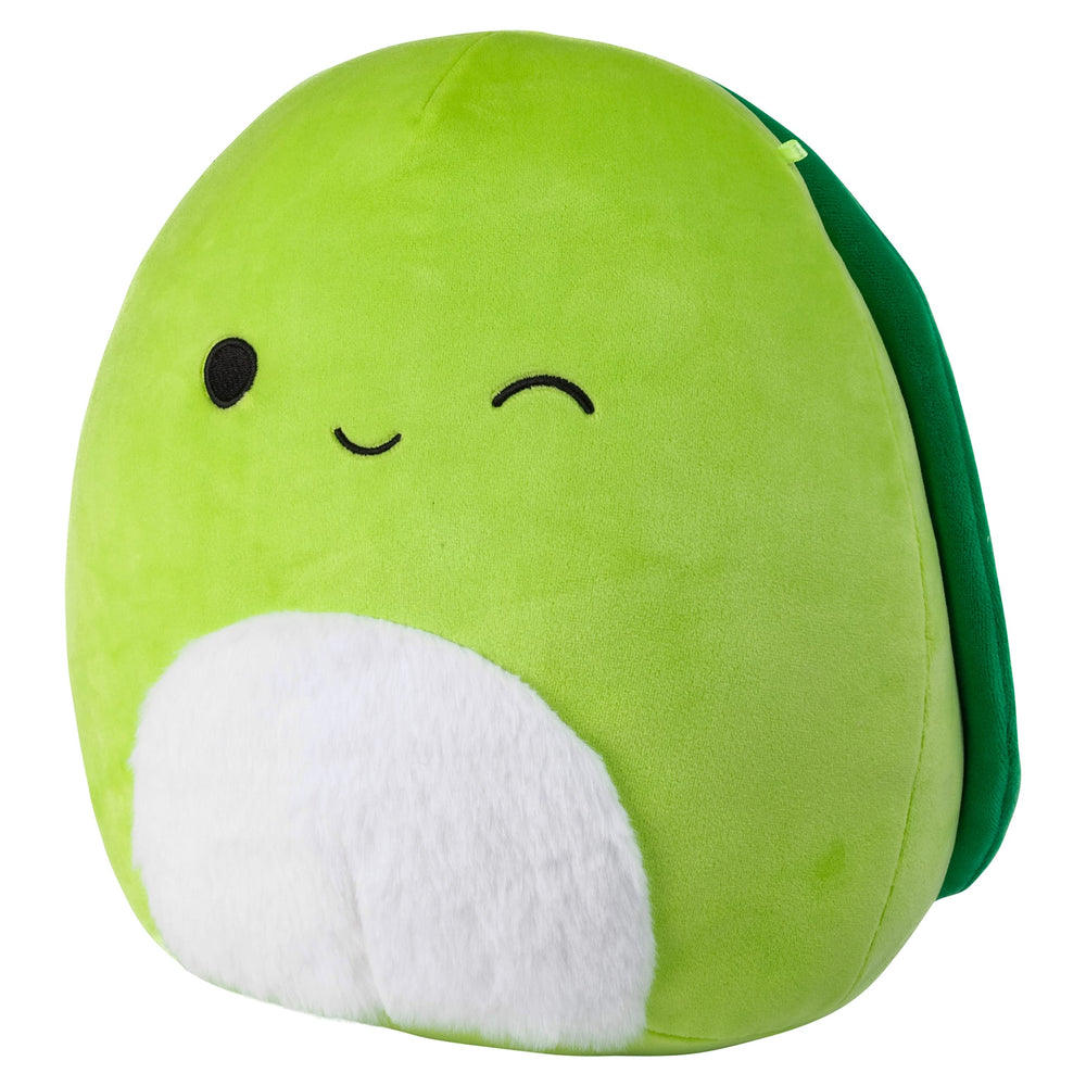 Squishmallows Henry Turtle in a sitting pose for imaginative cuddles