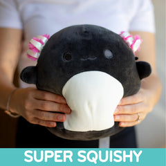 Jaylen axolotl Squishmallows embroidery details and cute facial features