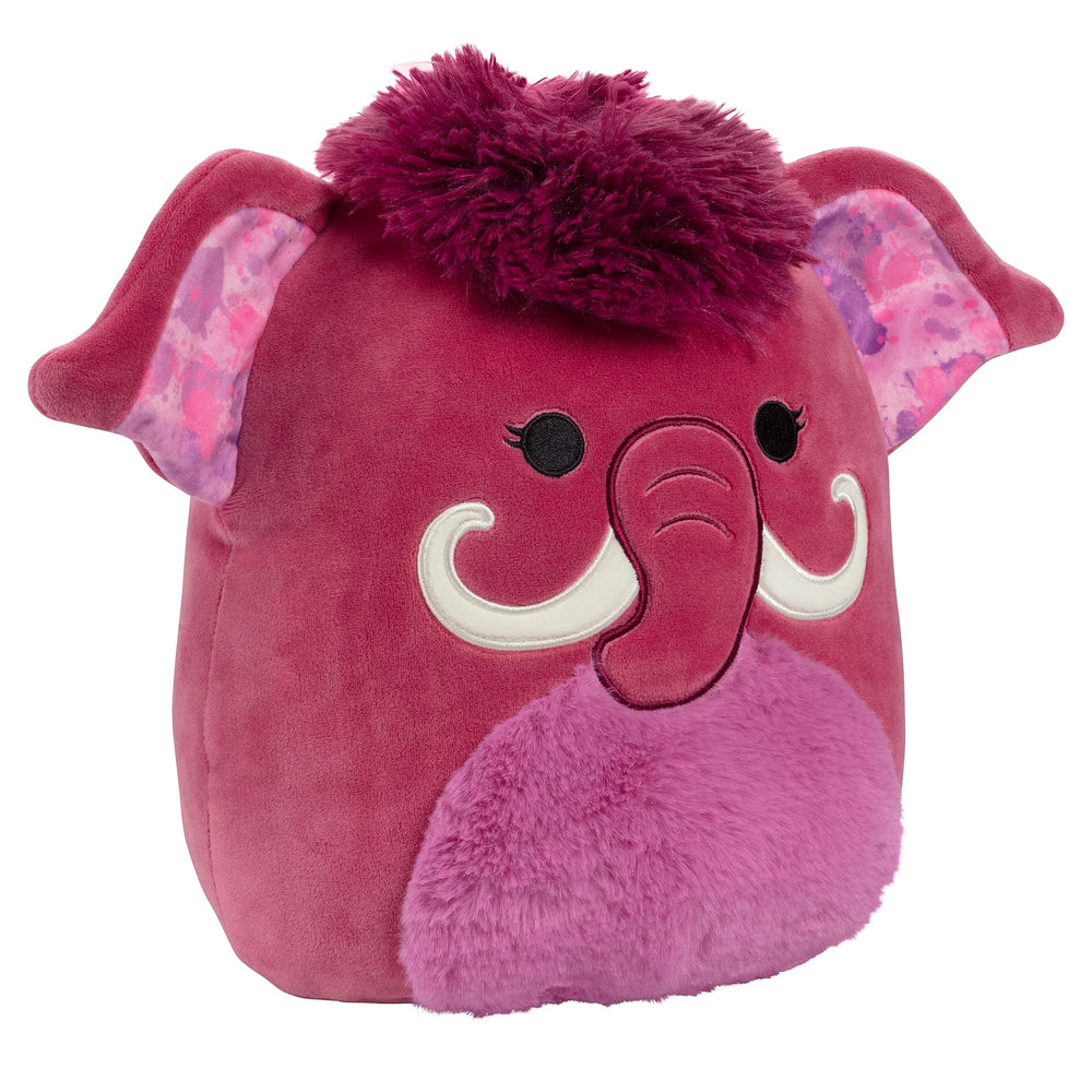 Squishmallows Magdalena Mammoth snuggle closeup – ultra-soft plush for cozy moments