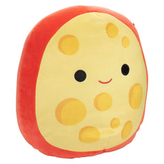 Squishmallows Mannon 10-inch Gouda cheese plush ready for cuddles and display.