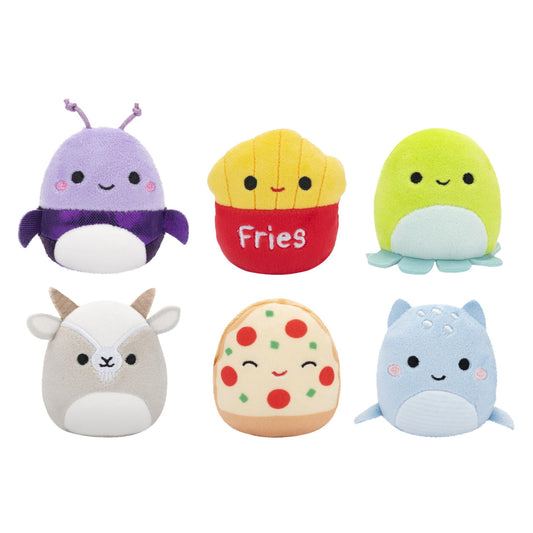 Squishmallows Micromallows Axel Purple Beetle plush for display and gifting