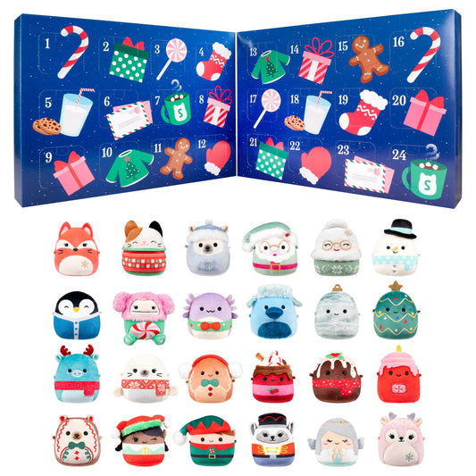Squishmallows Micromallows Brooke Polar Bear mini plush for festive display