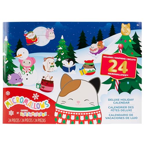 Squishmallows Micromallows Manny Snowman mini plush—great stocking stuffer idea