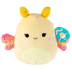 Squishmallows Miry Christmas Moth plush 10-inch for cozy hugs and festive decor.