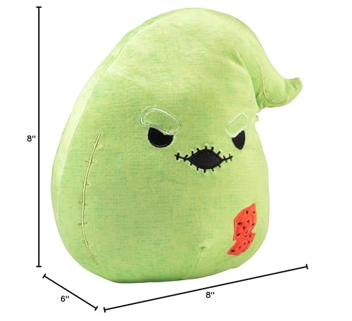 Squishmallows Oogie Boogie travels well, a compact 8-inch partner for car rides.