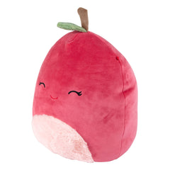 Squishmallows Original 10-inch Cherry Christmas plush soft fabric, durable and cozy for everyday hugs.