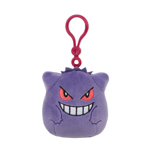 Squishmallows Pokémon Gengar clip on backpack adds ultrasoft charm