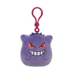 Squishmallows Pokémon Gengar clip on backpack adds ultrasoft charm