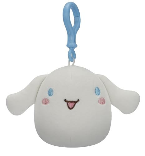 Squishmallows Sanrio My Melody clip close-up ideal for easy car or bag attachment